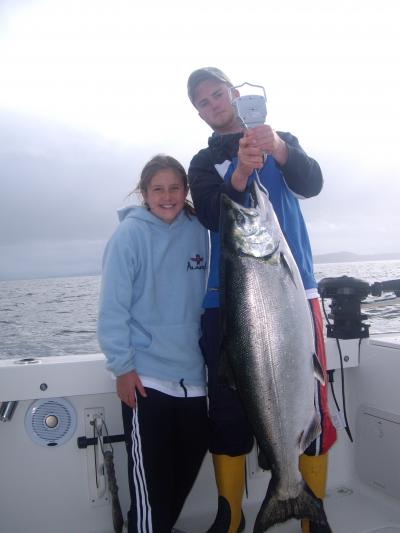 Ally and I with her fish!